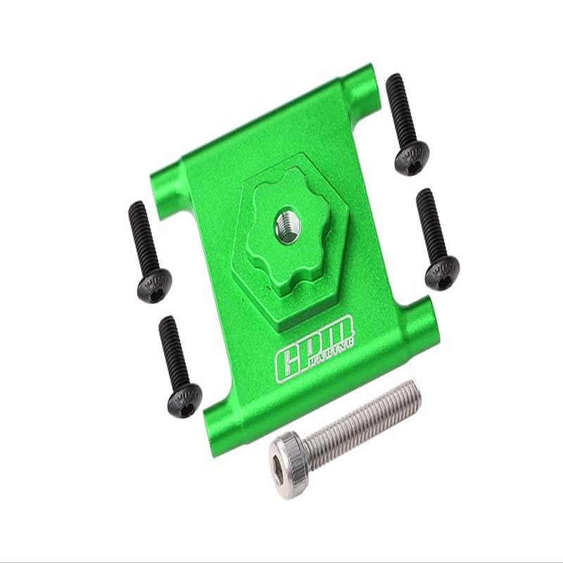 GPM For Losi 1/10 Lasernut U4 Tenacity LOS03028 Upgrade Parts Aluminum Spare Tire Mount - 6Pc Set Green