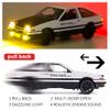 BDTCTK 1/24 AE86 Initial D Model Car Big Toy Car, Zinc Alloy Pull Back Toy Car with Sound and Light for Kids Boy Girl Gift (Black) view 4