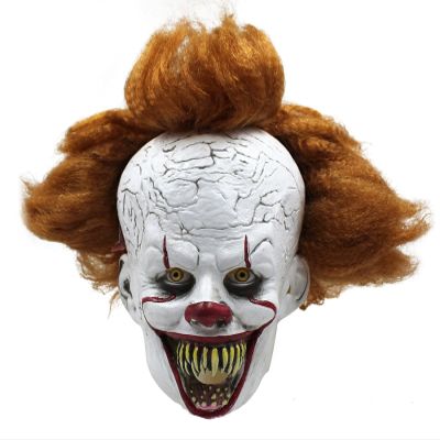 Halloween Clown Mask for Man Funny Emulsion Theater Role Playing