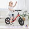 KRIDDO Toddler Balance Bike 2 Year Old, Age 24 Months to 5 Years Old, Early Learning Interactive Push Bicycle with Steady Balancing, Gift Bike for 2-5 Boys Girls, Red view 3