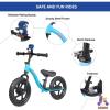KRIDDO Toddler Balance Bike 2 Year Old, Age 24 Months to 5 Years Old, Early Learning Interactive Push Bicycle with Steady Balancing, Gift Bike for 2-5 Boys Girls, Blue view 4
