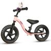 KRIDDO Toddler Balance Bike 2 Year Old, Age 24 Months to 5 Years Old, Early Learning Interactive Push Bicycle with Steady Balancing, Gift Bike for 2-5 Boys Girls, Pink view 1