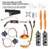 KUIDAMOS Brushless Motor, Steering Engine ESC Motor 2217 Motor Kit 8060 Propeller RC Helicopter Motor for RC Fixed Wing Plane Helicopter for RC Plane Airplane view 4