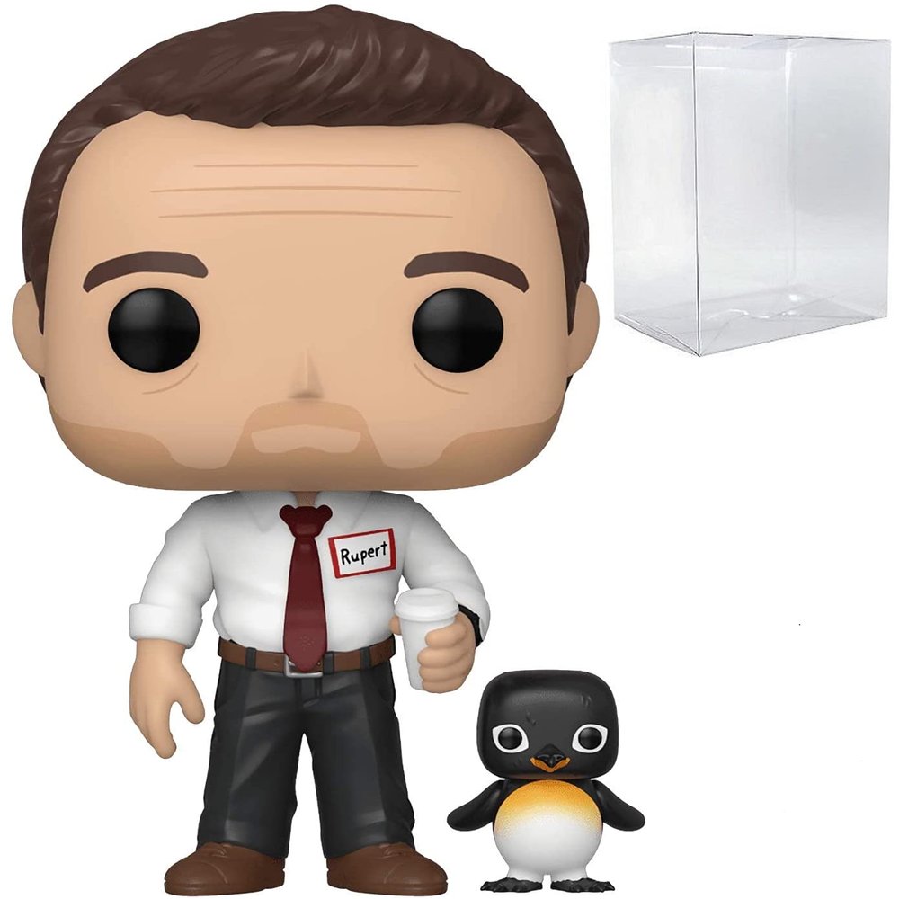 POP Fight Club - Narrator with Power Animal Limited Edition Chase Funko Pop! Vinyl Figure (Bundled with Compatible Pop Box Protector Case), 3.75 inches