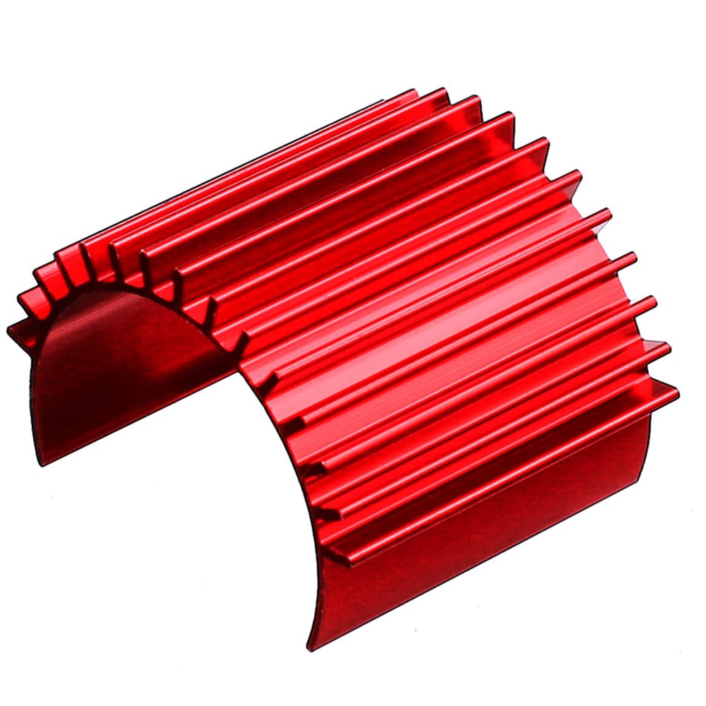 Aluminum Electric Engine Motor Heatsink Fins Cooling Blue for RC380 390 Size Brushed Brushless RC Car Accessories,Aicosineg