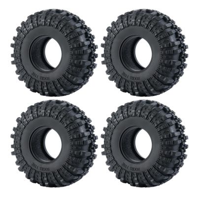 RCLIONS 4PCS 2.2inch Crawler Tires Rubber Wheel Tyre 137mm/5.3inch with Foam Insert for 1/10 RC Crawler Car Axial Wraith RR10 SCX10 TRX4