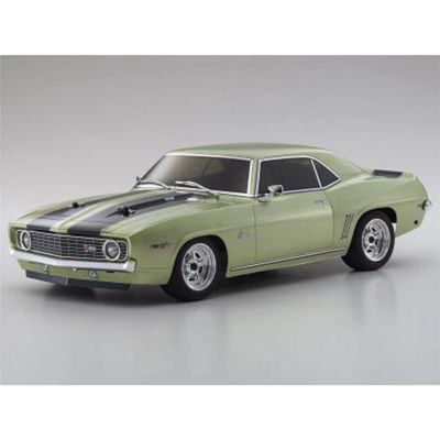 1/10 Scale Radio Controlled Electric Powered 4WD FAZER Mk2 FZ02 Series Readyset 1969 Chevy Camaro Z/28 Frost Green 34418T2
