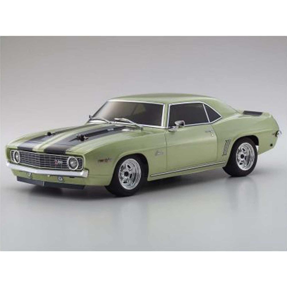 1/10 Scale Radio Controlled Electric Powered 4WD FAZER Mk2 FZ02 Series Readyset 1969 Chevy Camaro Z/28 Frost Green 34418T2