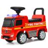 HONEY JOY Ride On Push Car, Licensed Mercedes Benz Push Cars for Toddlers w/Horn, Music, Lights, Under Seat Storage, Foot-to-Floor Ride On Fire Truck Toy for Kids Boys Girls 1-3, Red view 1