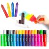 MayMoi Tempera Paint Sticks - 30 Bright Colors, Quick Drying, Easy to Color and Washable Crayons for Teens and Students view 1