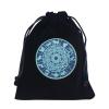 Tarot & Dice Bag, Velvet & Satin Tarot Pouch, Constellation Pattern Board Game Drawstring Jewelry Storage Bag, Tarot Card Holder Bag Pouch l Travel & Gift Bag view 1