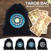 Tarot & Dice Bag, Velvet & Satin Tarot Pouch, Constellation Pattern Board Game Drawstring Jewelry Storage Bag, Tarot Card Holder Bag Pouch l Travel & Gift Bag view 2