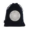 Tarot & Dice Bag, Velvet & Satin Tarot Pouch, Constellation Pattern Board Game Drawstring Jewelry Storage Bag, Tarot Card Holder Bag Pouch l Travel & Gift Bag view 1