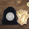 Tarot & Dice Bag, Velvet & Satin Tarot Pouch, Constellation Pattern Board Game Drawstring Jewelry Storage Bag, Tarot Card Holder Bag Pouch l Travel & Gift Bag view 4