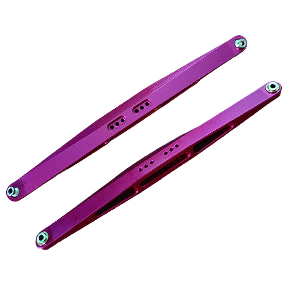 Aluminum Alloy RC Rear Trailing Arms Lower Linkage, Rear Lower Suspension Link for Traxxas UDR 1/7 RC Unlimited Desert Racer(Red)