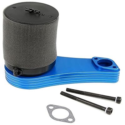 DAPENGNIAO CNC Air Filter Sleeve 2 with UFO Carbon Filter for Rovan LT,Losi 5ive t,KM X2 RV870602 Accessories (Color : Blue)