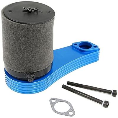 DAPENGNIAO 1/5 rc car Gas CNC Alloy Upgrade air Filter + airfilter Sponge fit losi 5ive-T Parts rovan LT Accessories (Color : Blue)