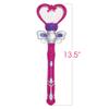 ArtCreativity Light Up Heart Wand for Kids  13.5-Inch Magical Princess Wand with Spinning LEDs & Sound, Perfect Valentines Day Gift for Girls, Toy Wands for Kids, Purple Light Up Princess view 3