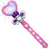 ArtCreativity Light Up Heart Wand for Kids  13.5-Inch Magical Princess Wand with Spinning LEDs & Sound, Perfect Valentines Day Gift for Girls, Toy Wands for Kids, Pink Light Up Princess view 1