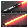 Upgrade Smooth Swing XRGB 3.0 Light Saber, Motion Control Light Saber, 16 Set Sound Fonts, Infinite Color Changing, Rechargeable Meatl Hilt Light Sabers, Belt Clip and Blade Plug Toy Tools-Black view 3