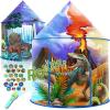 Dinosaur Play Tent for Kids - Pop Up Adventure Tent for Indoor and Outdoor Play view 1