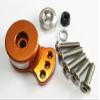 Aluminum Servo Saver 15mm for Stock Plastic 25T Output Gear Ajustable Hi-Torque Servo Arm Orange view 1