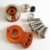 Aluminum Servo Saver 15mm for Stock Plastic 25T Output Gear Ajustable Hi-Torque Servo Arm Orange view 2
