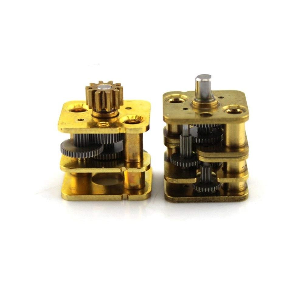DIY SMALL ELECTRICAL MOTORS 1pc Hight Quanlity 0.5 Modulus Metal Micro Copper Change Speed Gear Box And Reduction Gearbox For The Robot Motor Rated (Speed(RPM) : With gear)