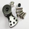 Aluminum Servo Saver 21.5MM for Stock Plastic 25T Output Gear Ajustable Hi-Torque Servo Arm Gunmetal view 2