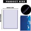 200 Pcs Card Sleeves Hard Plastic Card Sleeves 3 x 4 Inch Baseball Cards Protective Card Holder for Sports Cards Game Card Trading Card Sports Card view 3