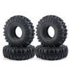 RC-Hub 4pcs 2.2'' Rubber Tires Beadlock Wheel Tires OD with Foam 137mm for 1/10 Axial Wraith 90048 RR10 RC Crawler Car view 1