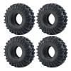 RC-Hub 4pcs 2.2'' Rubber Tires Beadlock Wheel Tires OD with Foam 137mm for 1/10 Axial Wraith 90048 RR10 RC Crawler Car view 2