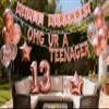 13th Birthday Decorations for Girls, Rose Gold OMG UR A Teenager Balloons, Happy 13th Birthday Banner Number 13 Foil Balloons Official Teenager 13 Years Old Birthday Girls(13th) view 1