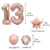 13th Birthday Decorations for Girls, Rose Gold OMG UR A Teenager Balloons, Happy 13th Birthday Banner Number 13 Foil Balloons Official Teenager 13 Years Old Birthday Girls(13th) view 4