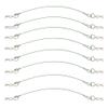 8Pack ShareGoo Metal Clip R Pin Rod with Steel Anti-Lost Rope RC Body Shell Clip Wire Compatible with 1/8 1/10 Traxxas HSP Arrma Axial Redcat RC Car Truck Crawler (Green) view 2