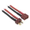 5Pairs ShareGoo T Plug Male Female Connector with 50mm 14AWG Silicone Wire Cable for RC Drone Quadcopter Car Boat Lipo Battery ESC Charger view 2