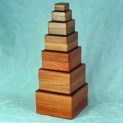 Stage Magic Nest of Boxes - Wooden - Magic Tricks