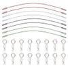 8Pcs ShareGoo Metal Clip R Pin Rod with Steel Anti-Lost Rope RC Body Shell Clip Wire Compatible with 1/8 1/10 Traxxas HSP Arrma Axial Redcat RC Car Truck Crawler (Multiple Colour) view 1
