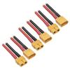 3Pairs ShareGoo XT60 Plug Male Female Connector with 50mm 14AWG Silicone Wire Cable for RC Drone Quadcopter Car Boat Lipo Battery ESC Charger view 1