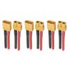 3Pairs ShareGoo XT60 Plug Male Female Connector with 50mm 14AWG Silicone Wire Cable for RC Drone Quadcopter Car Boat Lipo Battery ESC Charger view 2