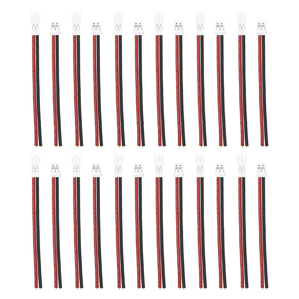ShareGoo 10Pairs Tiny Whoop JST-PH 2.0 Male Female Connector Cable Wire Compatible with Tiny Whoop JJRC H36 H67 Blade Inductrix E010 Kingkong Axial Scx24 Battery