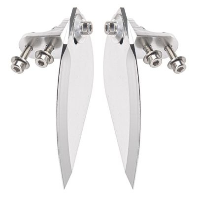 Share Goo 65x25mm RC Model Boat Water Knife Turn Fins Auxiliary Waterjet for 75-85cm Electric Nitro Power Remote Control Boats