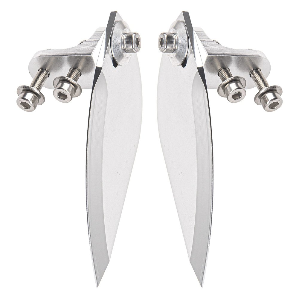 Share Goo 65x25mm RC Model Boat Water Knife Turn Fins Auxiliary Waterjet for 75-85cm Electric Nitro Power Remote Control Boats