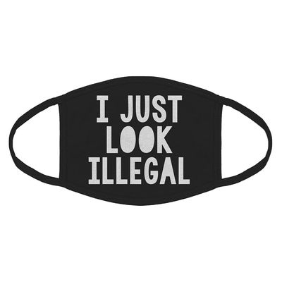 Indica Plateau I just Look Illegal Cotton Face Mask