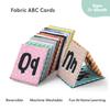The Peanutshell Baby Soft Alphabet Flash Cards - Cloth ABC Book for Babies & Toddlers, 26 Fabric Tiles, Infant to 36 Months Baby Books With Bag view 3