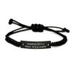 Take Thai Real Origin Beautiful Juggling Gifts, Juggling Isn't a Hobby. It's a Calling., Epic Black Rope Bracelet for Friends from view 1
