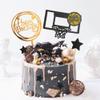 16 PCS Basketball Cake Toppers Basketball Theme Cake Decoration for Boy Birthday view 4