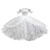 Gentle Meow Handmade White Lace Off Shoulder Bubble Wedding Dress for 11.5 inch Doll view 1