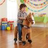 WondeRides Ride On Horse for Toddlers 3-5, Brown Riding Horse view 2