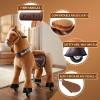 WondeRides Ride On Horse for Toddlers 3-5, Brown Riding Horse view 3